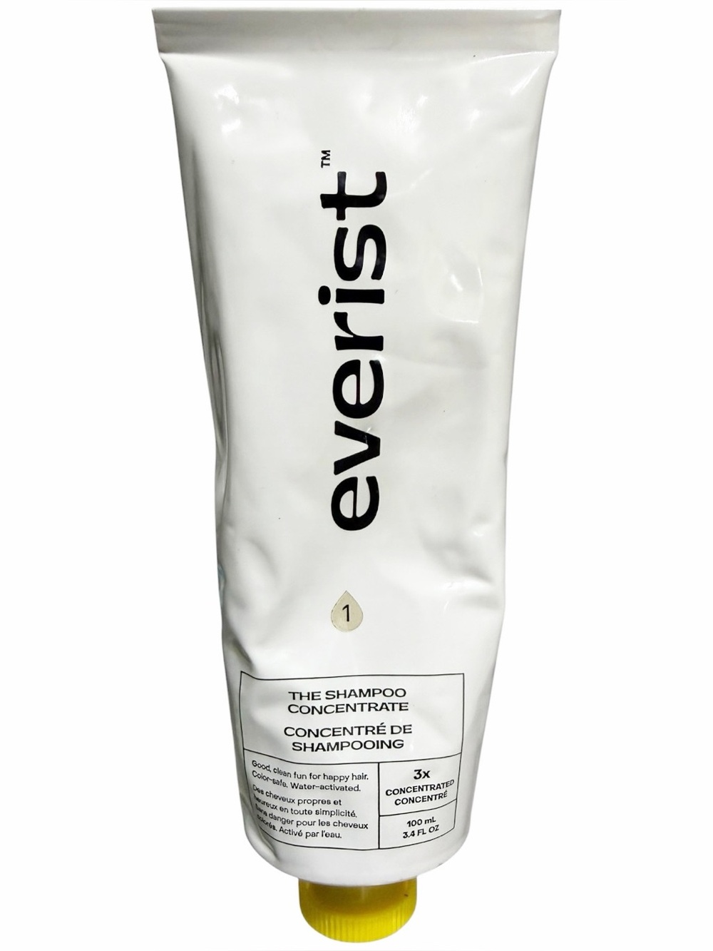 EVERIST The Shampoo Concentrate ~ 3x Concentrated Vegan Formula ~ 3.4 fl oz